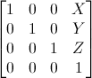 translationMatrix