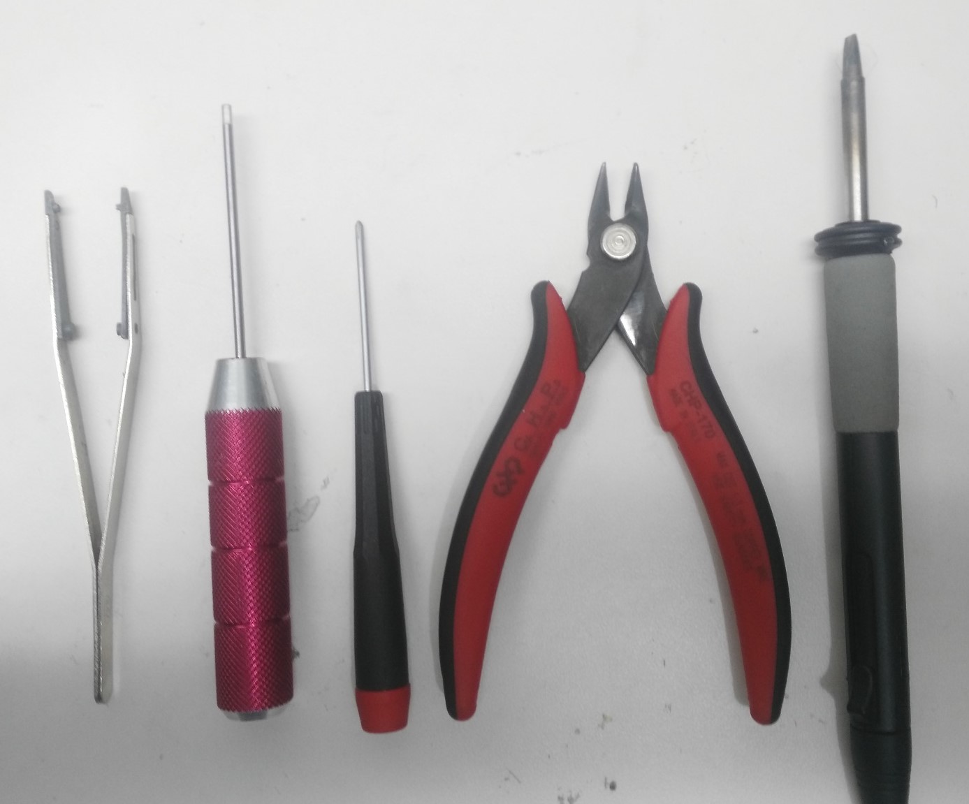 Tools required for assembling QAV250