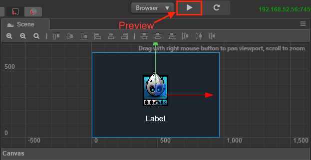 preview button