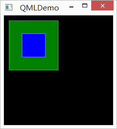 QML anchors.centerIn